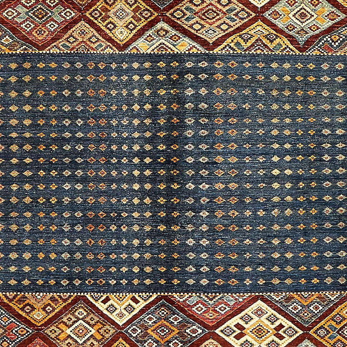 Machine Washable Abstract Brown Rug, wshabs411