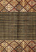 Abstract Brown Modern Rug, abs411brn