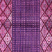 Square Abstract Pink Modern Rug, abs411pnk