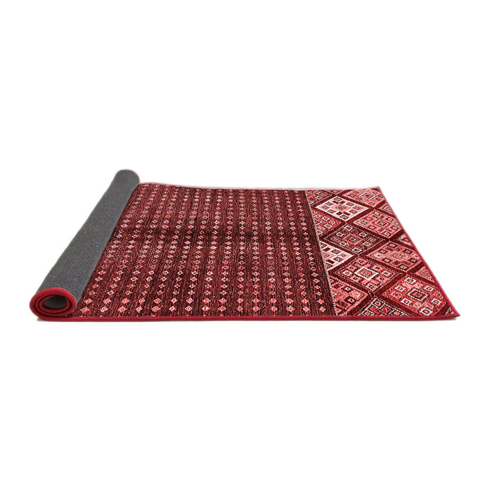Abstract Red Modern Area Rugs