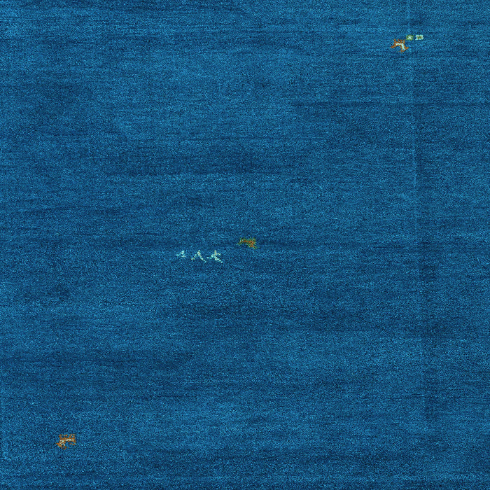 Square Machine Washable Abstract Light Blue Modern Rug, wshabs4120lblu