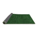 Sideview of Abstract Emerald Green Modern Rug, abs4120emgrn