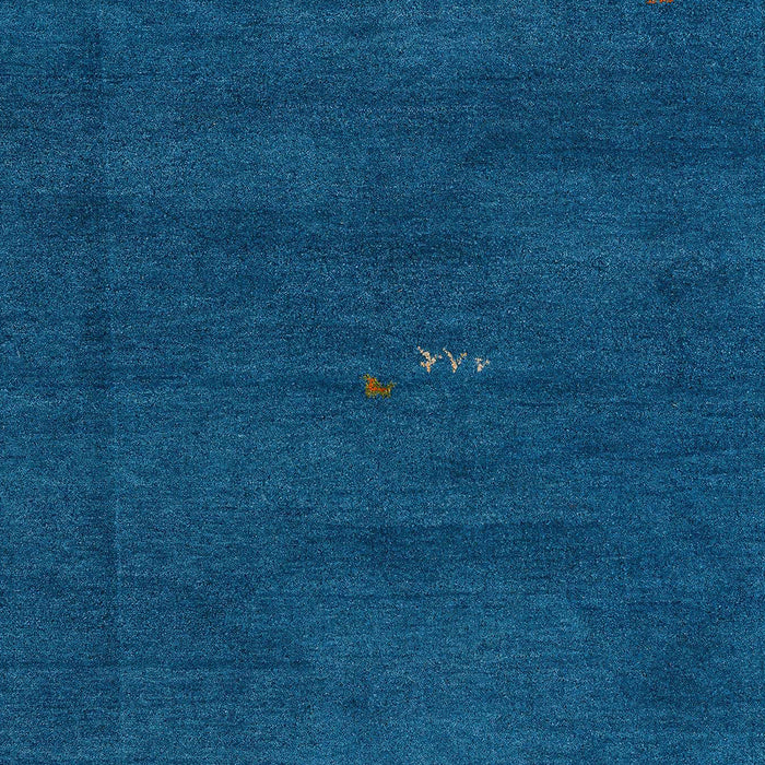 Machine Washable Abstract Blueberry Blue Rug, wshabs4120