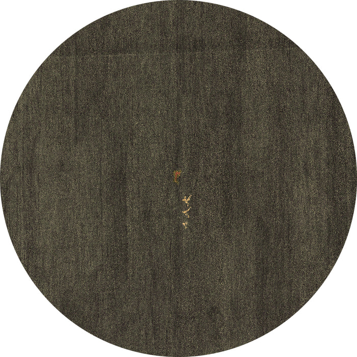 Round Abstract Brown Modern Rug, abs4120brn