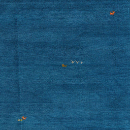 Square Abstract Blue Modern Rug, abs4120