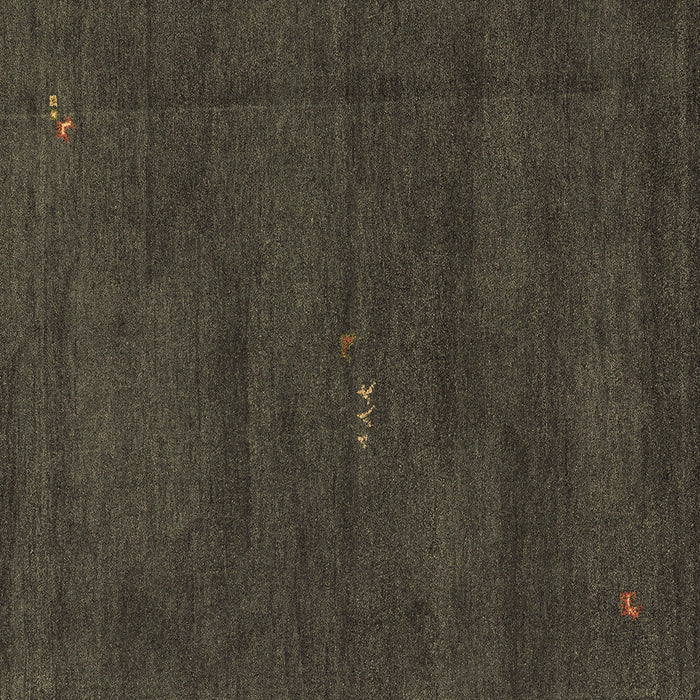 Square Abstract Brown Modern Rug, abs4120brn