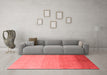 Modern Red Washable Rugs