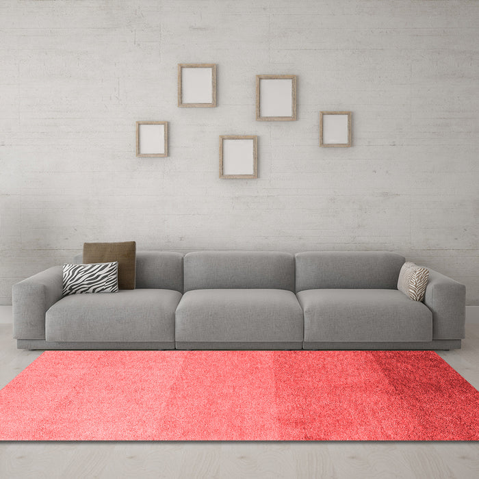 Modern Red Washable Rugs