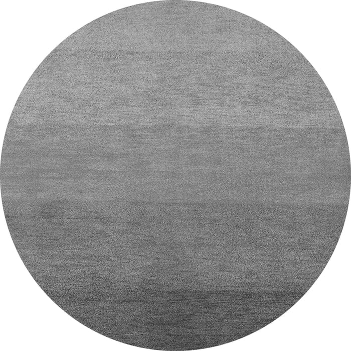 Round Machine Washable Abstract Gray Modern Rug, wshabs4121gry