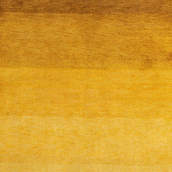 Machine Washable Abstract Deep Yellow Rug, wshabs4121