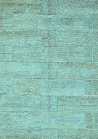 Solid Light Blue Modern Rug, abs4122lblu