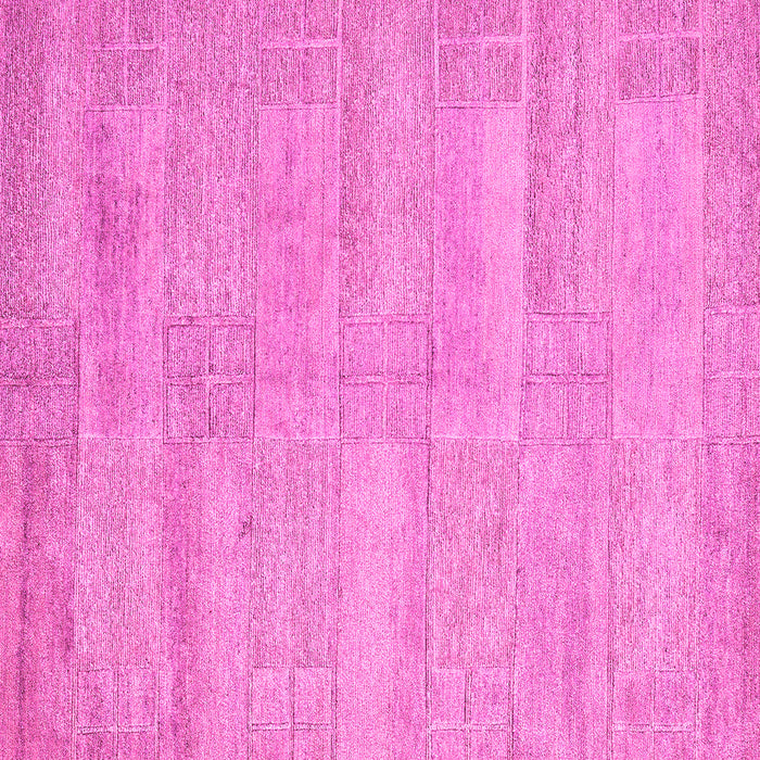 Square Machine Washable Solid Pink Modern Rug, wshabs4122pnk
