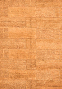 Solid Orange Modern Rug, abs4122org