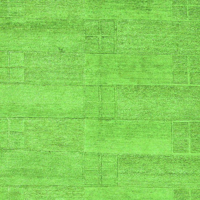 Machine Washable Solid Green Modern Area Rugs, wshabs4122grn