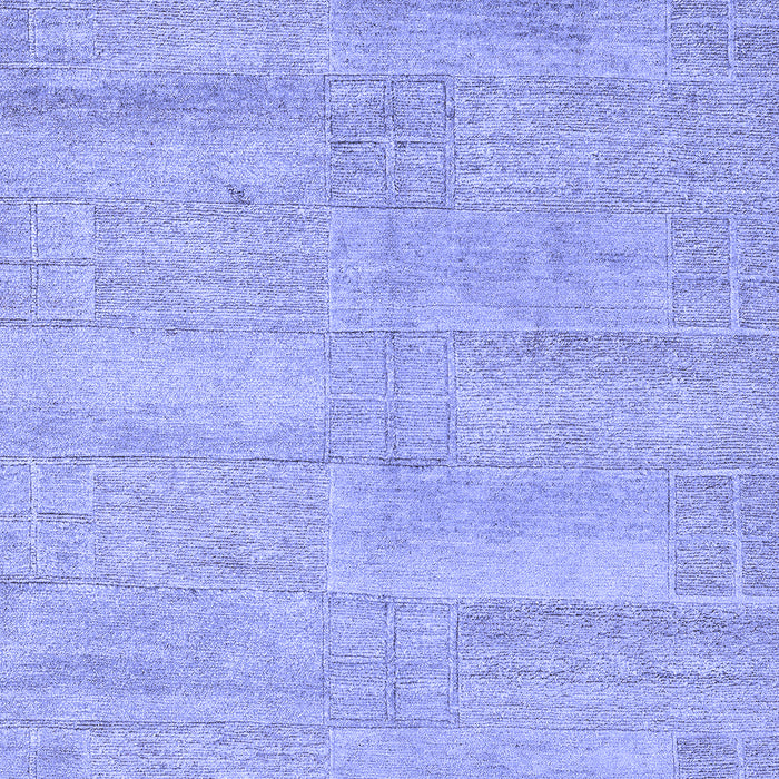 Machine Washable Solid Blue Modern Rug, wshabs4122blu