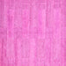 Square Solid Pink Modern Rug, abs4122pnk