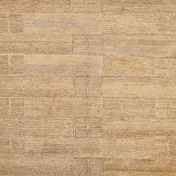 Square Machine Washable Abstract Bronze Brown Rug, wshabs4122