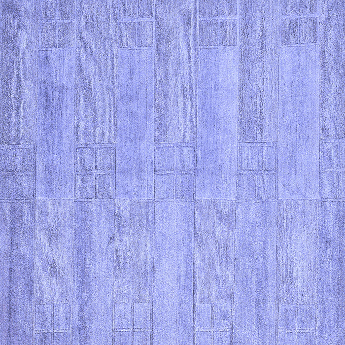 Square Machine Washable Solid Blue Modern Rug, wshabs4122blu