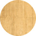 Round Solid Brown Modern Rug, abs4123brn