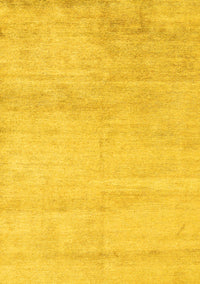 Solid Yellow Modern Rug, abs4123yw