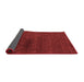 Abstract Red Modern Area Rugs