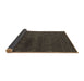 Sideview of Abstract Brown Modern Rug, abs4124brn