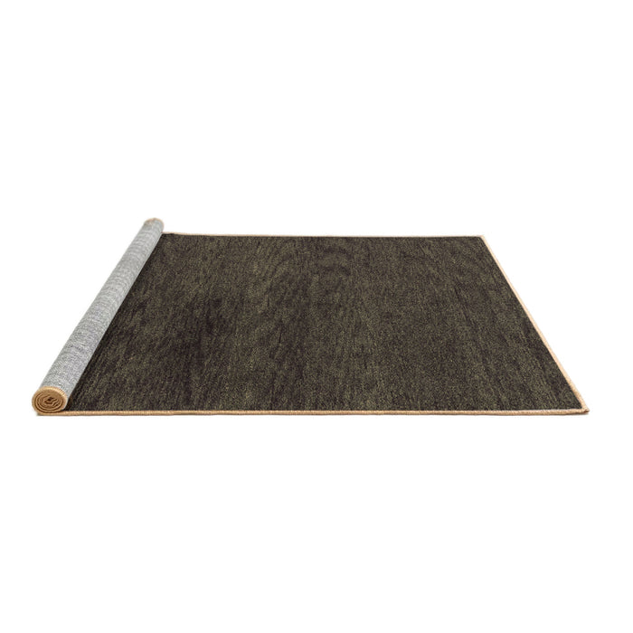Sideview of Machine Washable Abstract Brown Modern Rug, wshabs4124brn