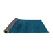 Sideview of Abstract Turquoise Modern Rug, abs4124turq