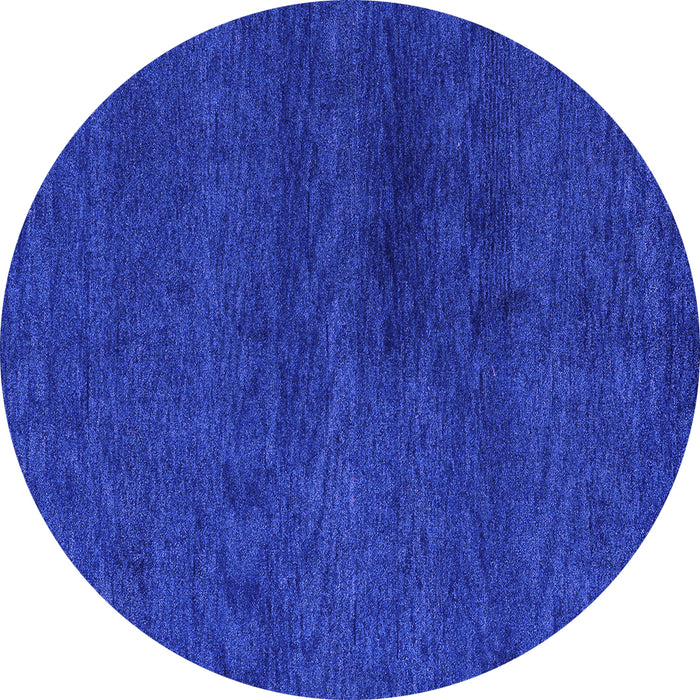 Round Abstract Purple Modern Rug, abs4124pur