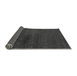 Sideview of Abstract Gray Modern Rug, abs4124gry