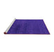 Sideview of Machine Washable Abstract Pink Modern Rug, wshabs4124pnk