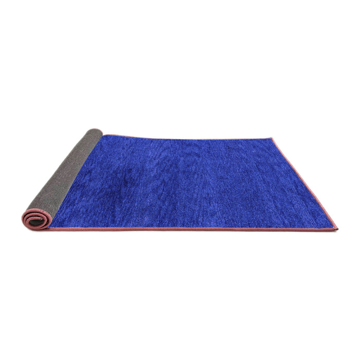 Sideview of Abstract Purple Modern Rug, abs4124pur