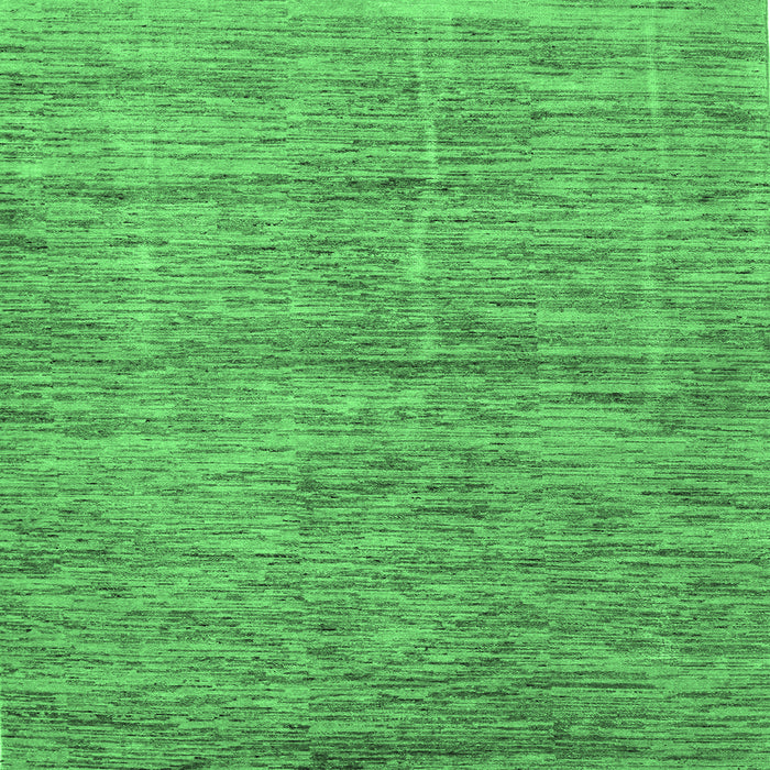 Square Abstract Emerald Green Modern Rug, abs4125emgrn