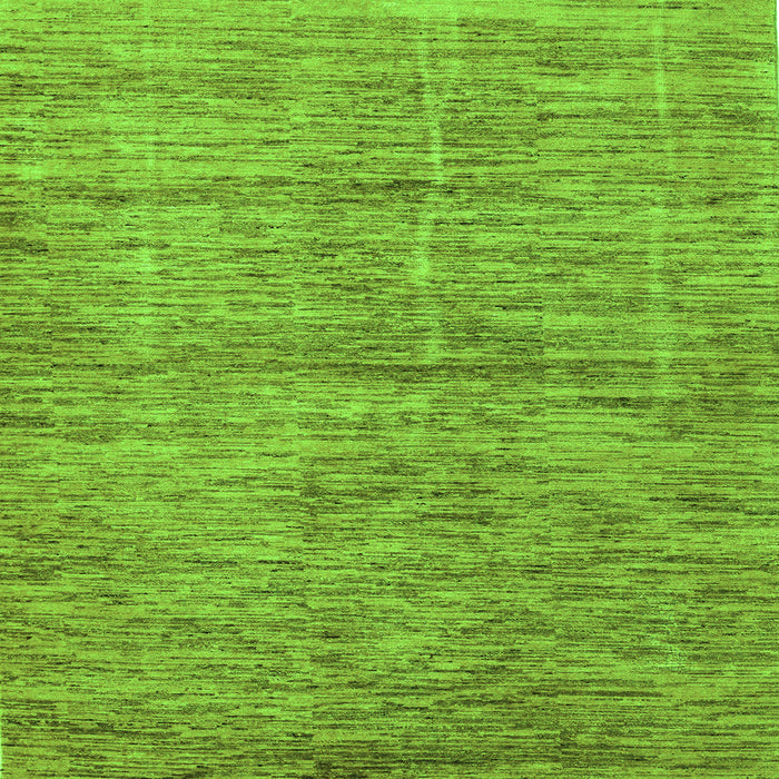 Square Machine Washable Abstract Green Modern Area Rugs, wshabs4125grn
