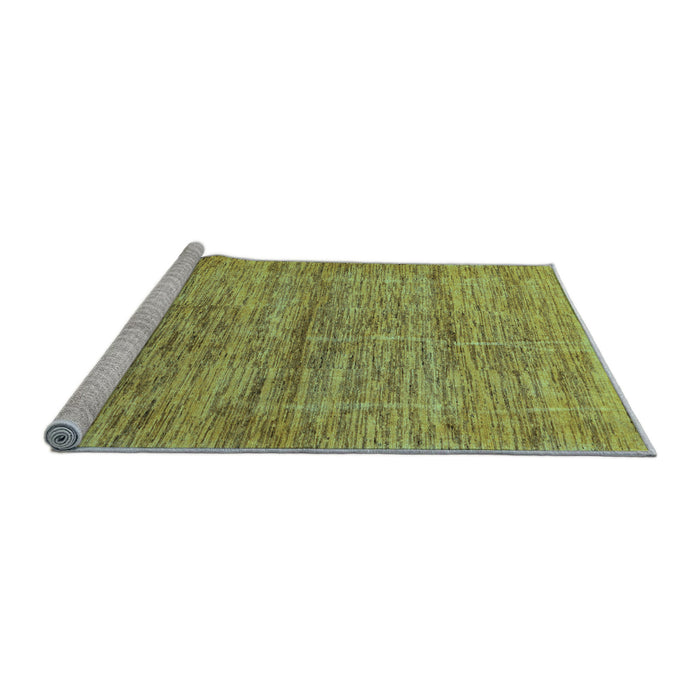 Sideview of Machine Washable Abstract Light Blue Modern Rug, wshabs4125lblu