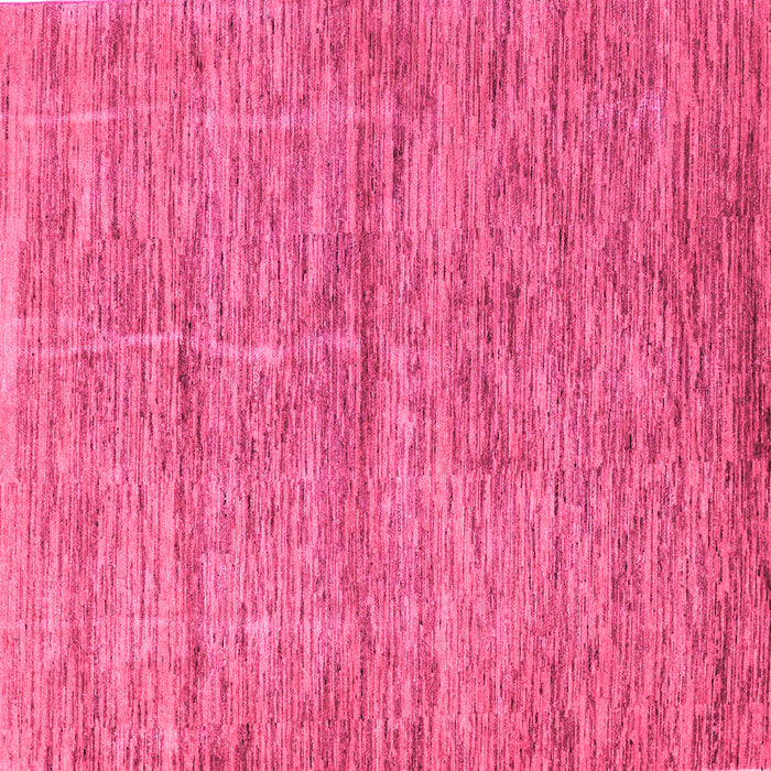 Square Machine Washable Abstract Pink Modern Rug, wshabs4125pnk