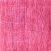 Square Machine Washable Abstract Pink Modern Rug, wshabs4125pnk