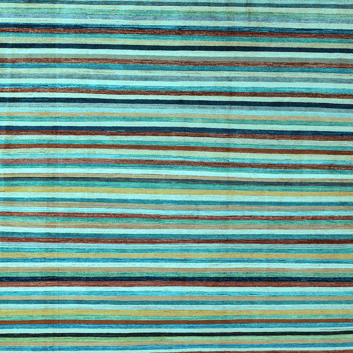 Square Machine Washable Abstract Light Blue Modern Rug, wshabs4126lblu