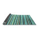 Sideview of Abstract Light Blue Modern Rug, abs4126lblu