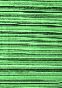 Abstract Emerald Green Modern Rug, abs4126emgrn