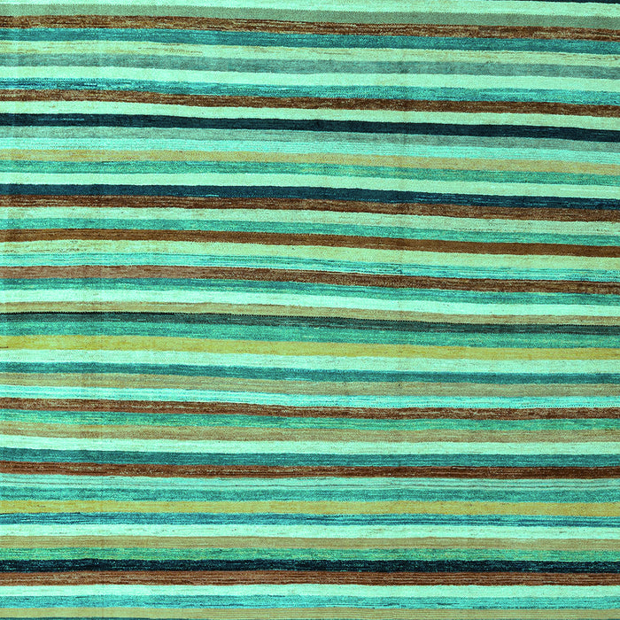 Machine Washable Abstract Turquoise Modern Area Rugs, wshabs4126turq
