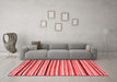 Modern Red Washable Rugs