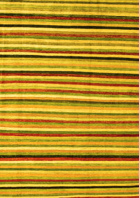 Abstract Yellow Modern Rug, abs4126yw