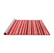 Modern Red Washable Rugs