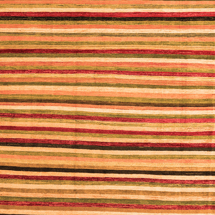 Machine Washable Abstract Orange Modern Area Rugs, wshabs4126org