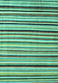 Abstract Turquoise Modern Rug, abs4126turq