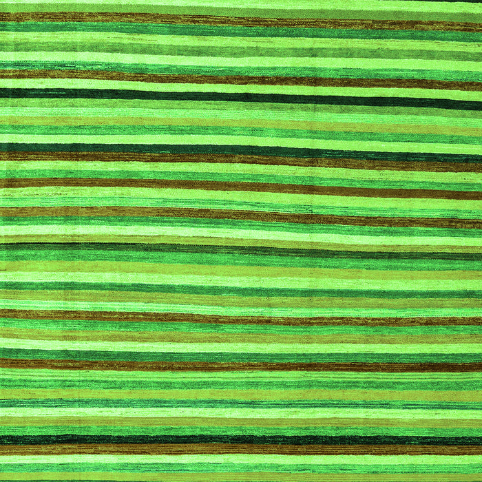 Machine Washable Abstract Green Modern Area Rugs, wshabs4126grn