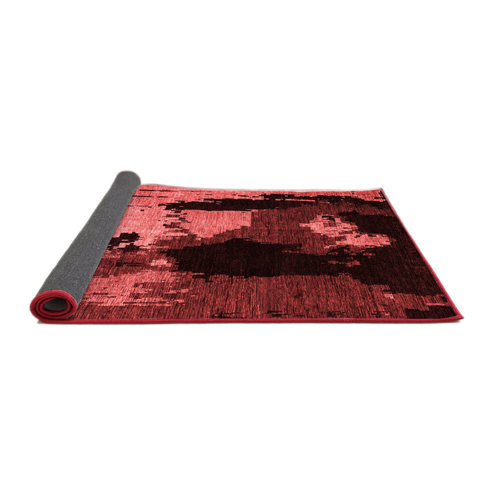 Abstract Red Modern Area Rugs