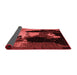 Abstract Red Modern Area Rugs