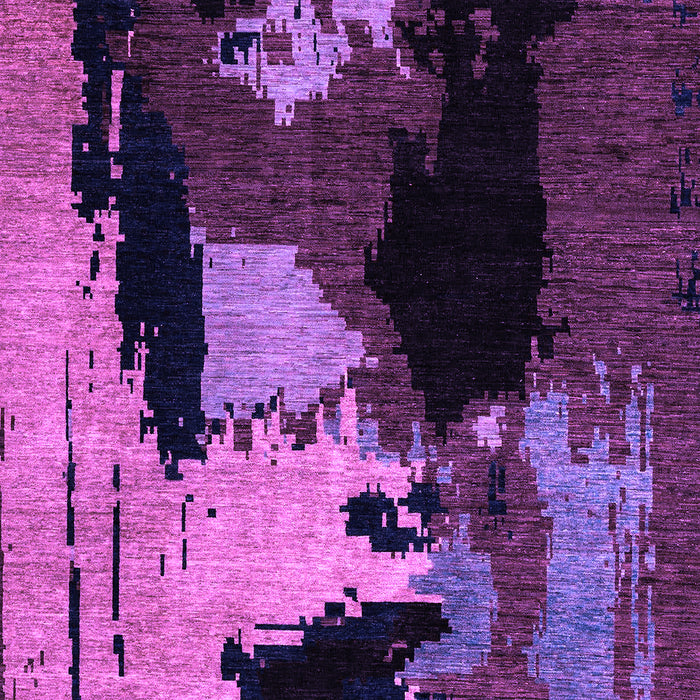Abstract Purple Modern Rug, abs4127pur